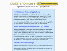 Tablet Screenshot of digitalshowcase.biz